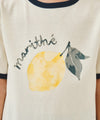 Marithé François Girbaud Kids Citron Ringer Tee