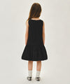 Marithé François Girbaud Kids Bubble Sleeve Sleeveless Onepiece Black