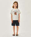 Marithé François Girbaud Kids Marine Bear Regenerated Tee