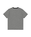 Mahagrid Stripe Basic Logo Tee