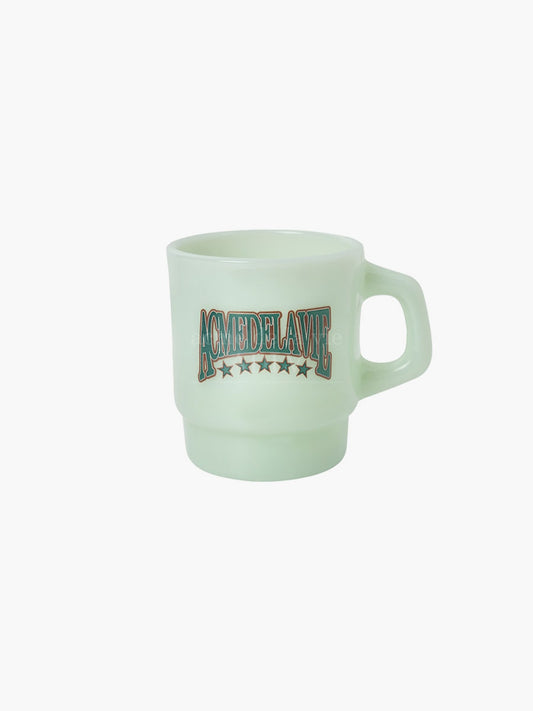 ADLV Full Artwork Milk Glass Mug Cup