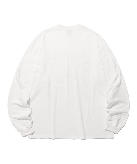 Nice Ghost Club Monster Family Big Big Long Sleeve Tee [White]