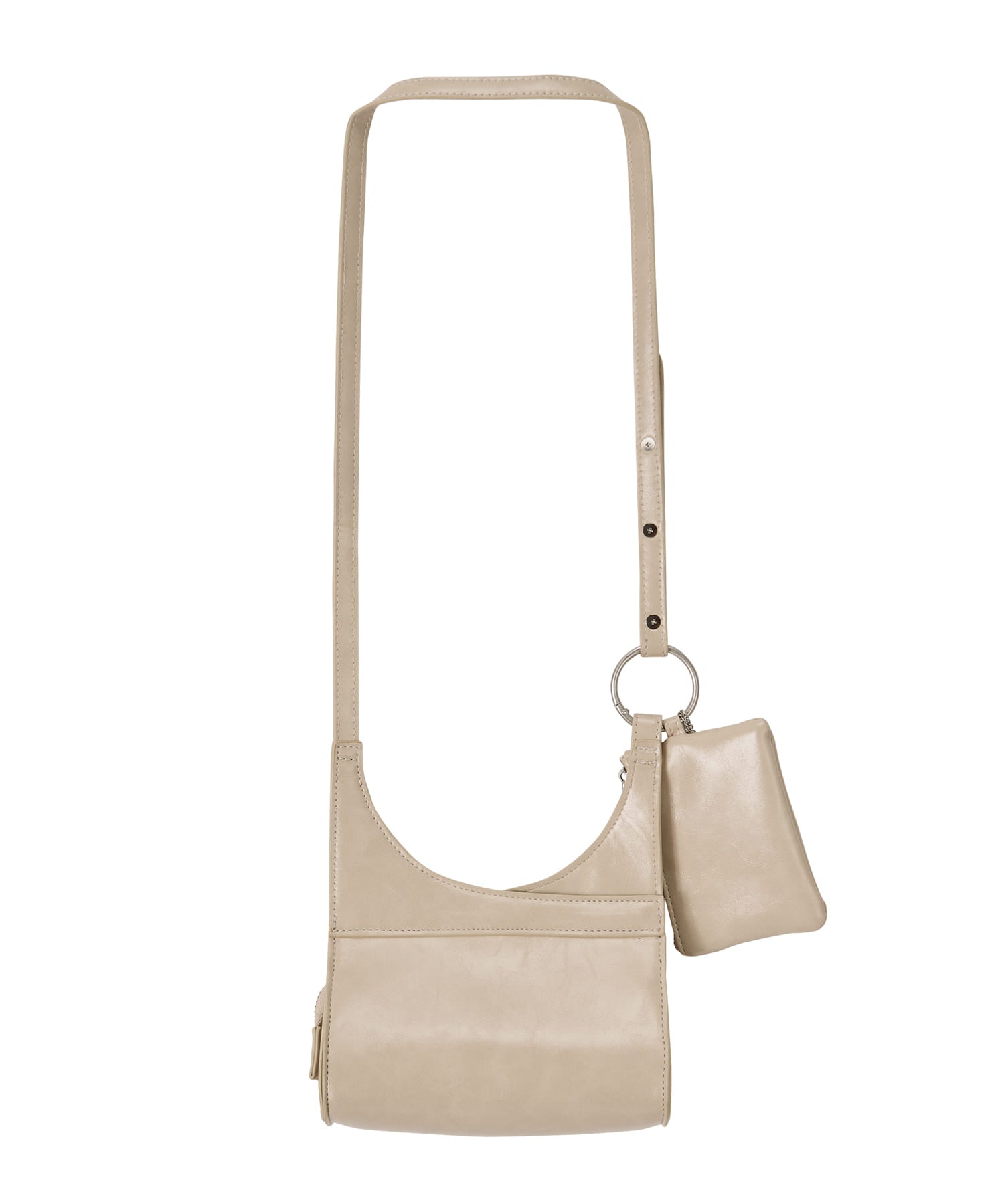 Bitter Cells Glaze Mini Cross Bag & Card Wallet Set-Cream
