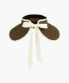 Marithé François Girbaud CIRCLE LOGO WIDE SUN VISOR