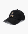 Marithé François Girbaud Doodle Bear Cap Washed Black