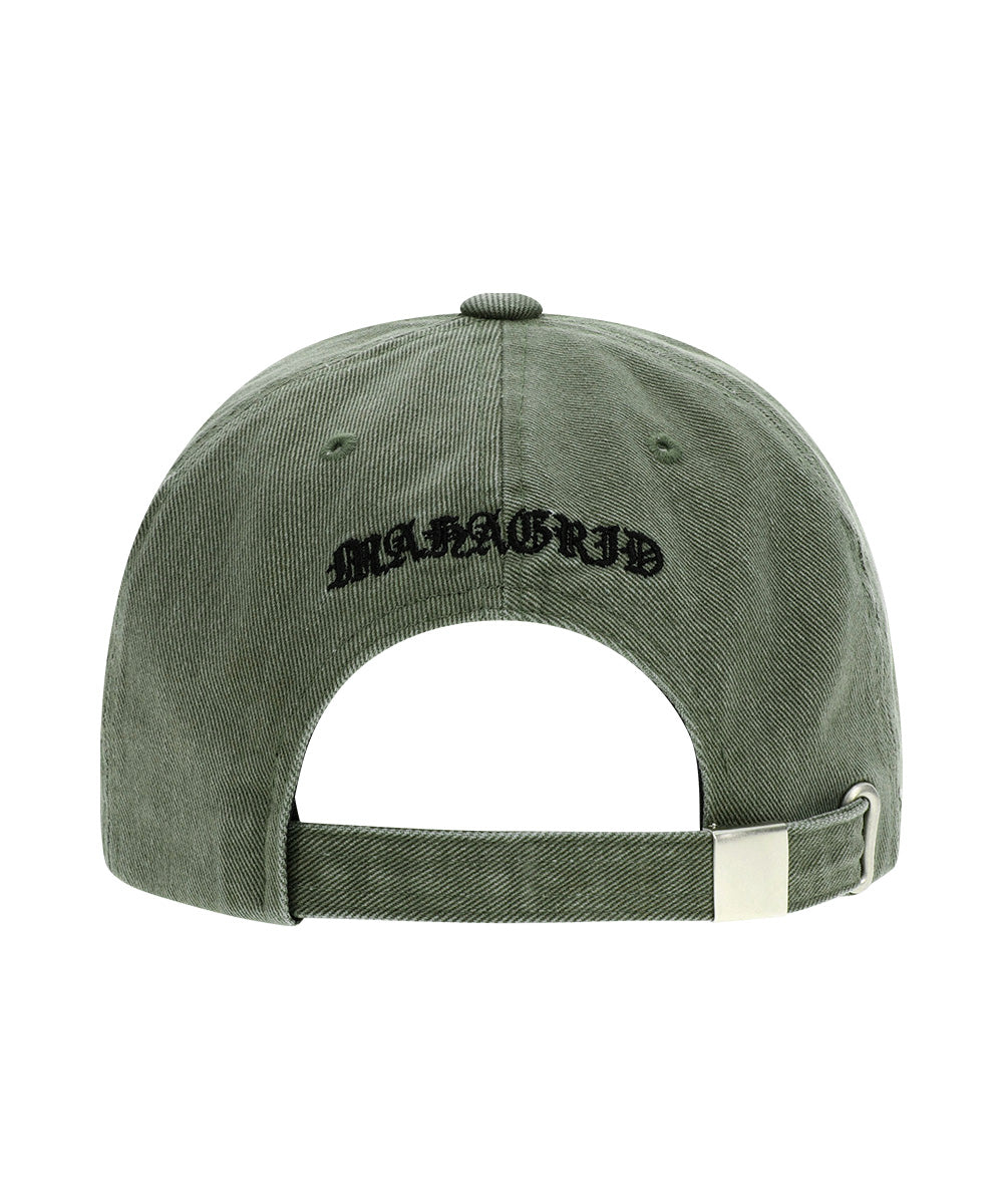 Mahagrid Washed Raw Cut Mah Cap [Khaki]