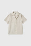 General Idea WOMAN Seersucker Collar Half Shirt