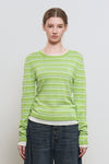 General Idea WOMAN Stripe Layered Pullover