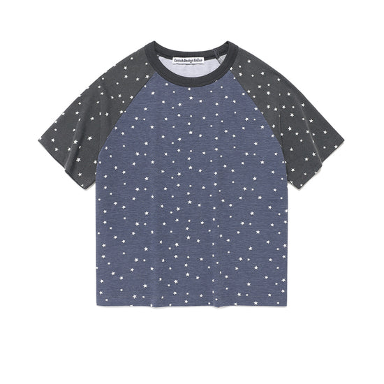 Cavish Cavish X LELBO Brown W Star Raglan Short Sleeve Tee