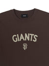 MLB Lettering Logo Point Semi Over-Fit T-shirts