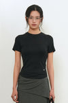 General Idea WOMAN Acetate Round Neck T-Shirt