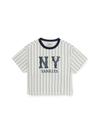 MLB Varsity Girl's Striped T-shirt Set