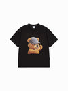 ADLV AC Bear Baby Face Cap Boy Short Sleeve T-Shirt