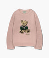 Marithé François Girbaud Kids Bear Jacquard Knit Pullover