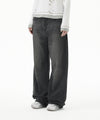 Mahagrid Washed Dart Denim Pant [Black]