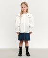 Marithé François Girbaud Kids White Frill Collar Blouse