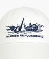 Marithé François Girbaud SAILING GRAPHIC COVERED CAP off white