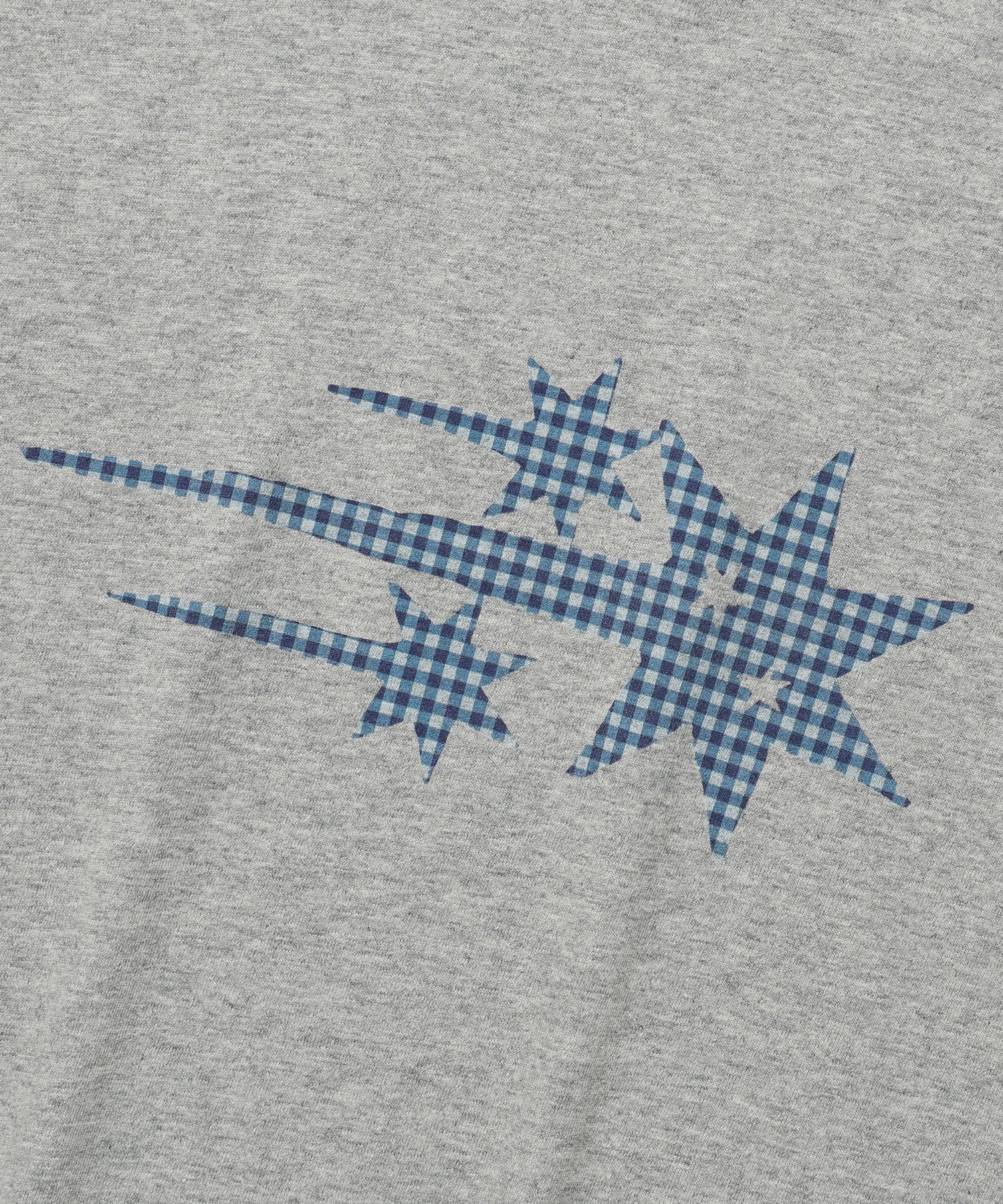 Nice Ghost Club [5/26 M size pre-order] Check 3Star Basic Ringer Tee [Grey]