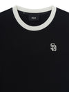 MLB Women's Basic Small Logo Ringer T-Shirts