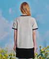 Marithé François Girbaud [MARITHE_DISNEY] MICKEY_FRENCH RINGER TEE light heather gray