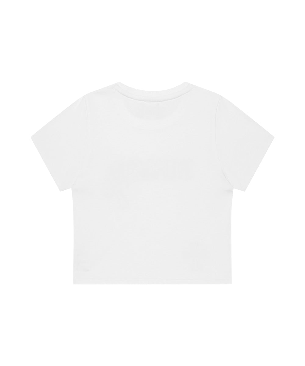 Mahagrid Gothic Applique Crop Tee