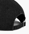 Marithé François Girbaud PIGMENT SMALL CLASSIC LOGO CAP washed black