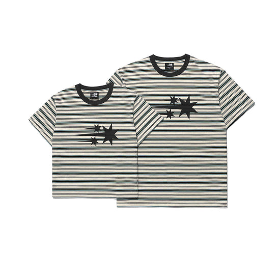 Nice Ghost Club Stripe 3 Star Basic Tee [Oatmeal]