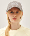 Marithé François Girbaud DRAWING CLASSIC LOGO DAMAGED COVERED CAP pink