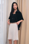 General Idea UNISEX Color-Block Line Collar Cardigan