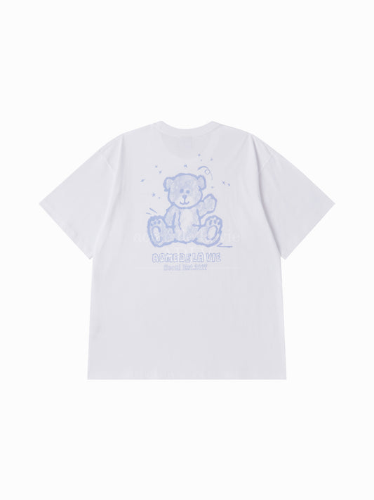 ADLV Hand Sketch Bear Short Sleeve T-Shirt