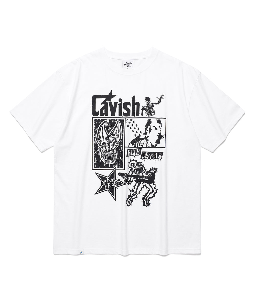 Cavish LIGHTNING SKELETON SHORT SLEEVE TEE