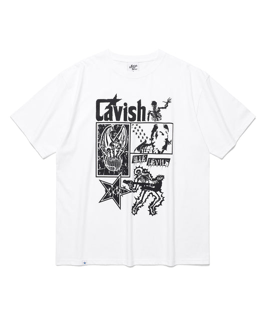 Cavish LIGHTNING SKELETON SHORT SLEEVE TEE