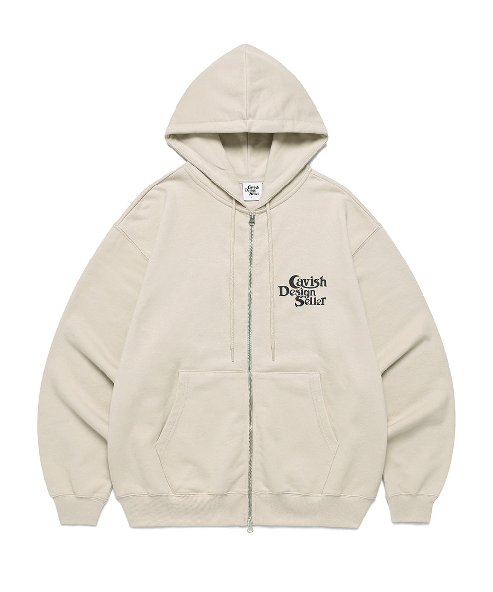 Cavish Seller Logo Zip Up Hoodie