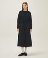 Marithé François Girbaud W LACE DETAIL CROP SWEATSHIRT