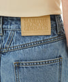Marithé François Girbaud W RAW EDGE DENIM MINI SKIRT