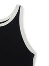 MLB Women's Basic Ringer Crop Sleeveless T-shirt