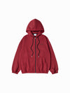 ADLV Color Mix Mesh Hoodie Zip Up