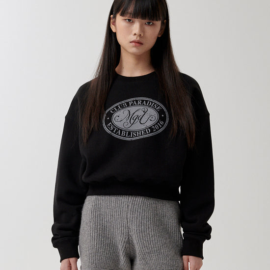 Mahagrid Club Paradise Crop Sweatshirt