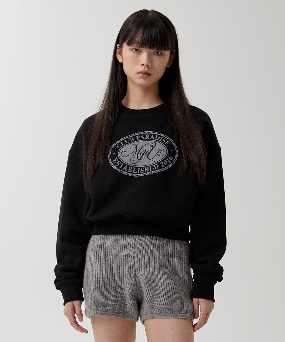 Mahagrid Club Paradise Crop Sweatshirt