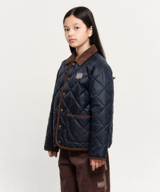 Marithé François Girbaud Kids Classic Logo Quilting Jacket