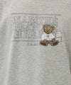 Marithé François Girbaud DOODLE CLASSIC LOGO LONG SLEEVE TEE HEATHER GRAY