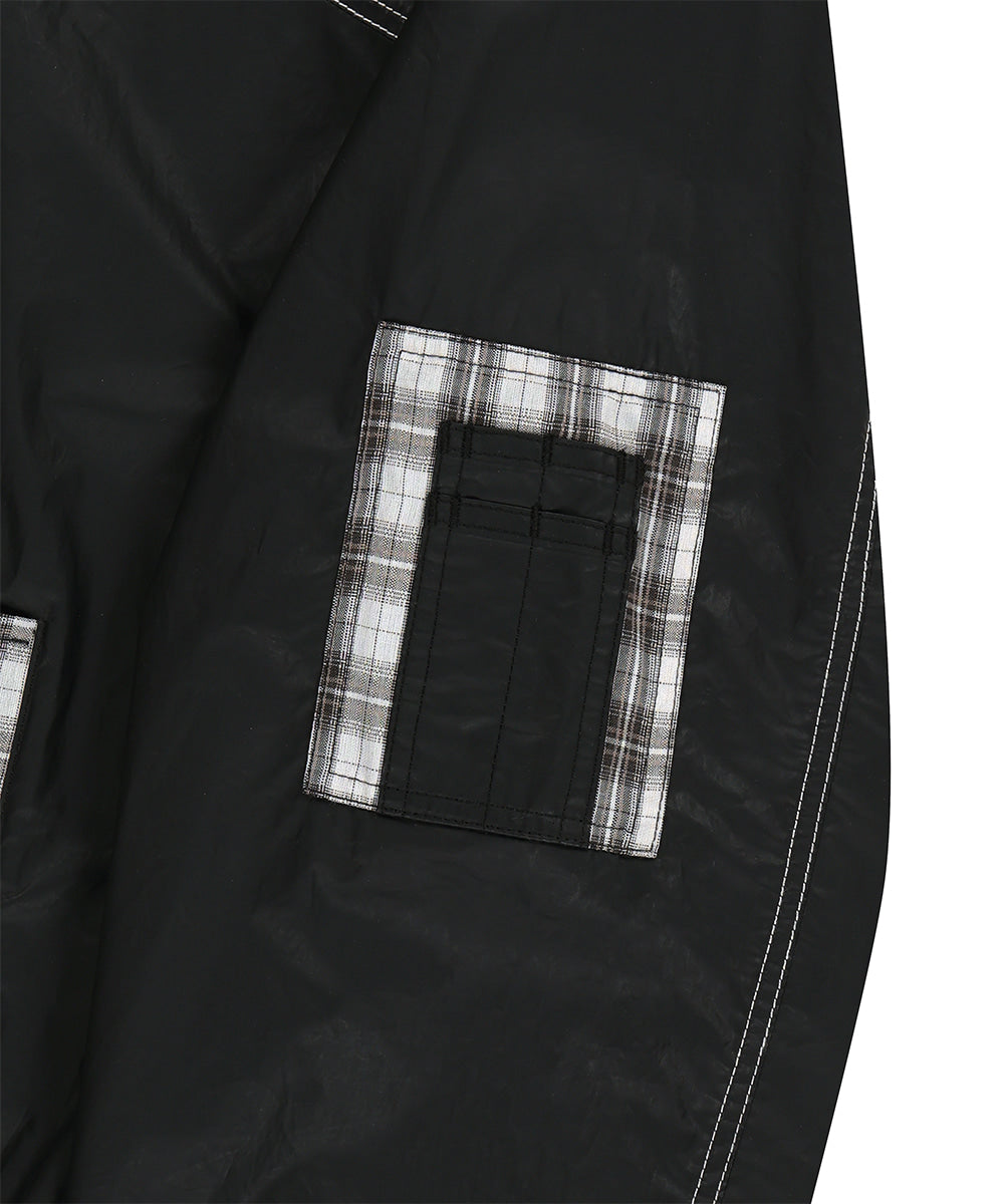 Mahagrid Check Harrington Jacket