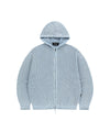 Mahagrid Pigment Mesh Zip Up Knit