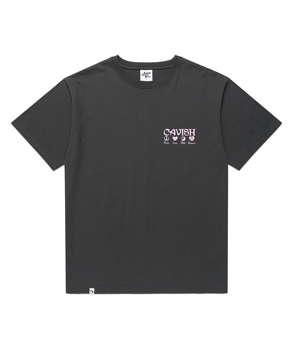 Cavish PLUR Short Sleeve Tee [Charcoal]