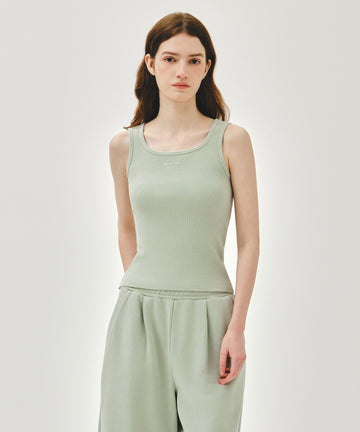 Marithé François Girbaud W REGULAR LOGO SLEEVELESS