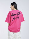 ADLV Script Logo Printing Short Sleeve T-Shirt