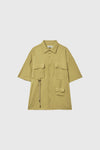 General Idea MAN Pocket Wrinkle Half Shirt