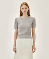 Marithé François Girbaud W CABLE HALF KNIT PULLOVER