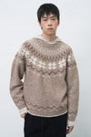 General Idea UNISEX Wool Snow Nordic Pullover