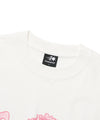 Nice Ghost Club Star Shoes Girl Big Big Tee [White]